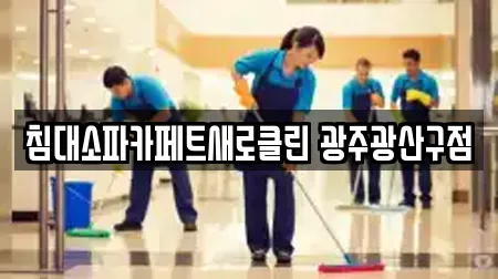 침대소파카페트새로클린 광주광산구점