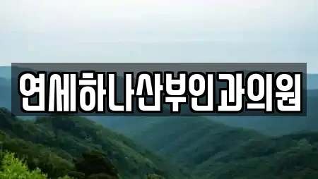 연세하나산부인과의원
