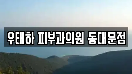 우태하 피부과의원 동대문점