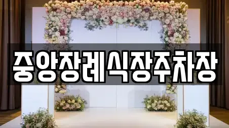 중앙장례식장주차장