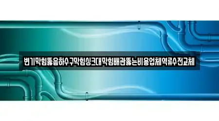 변기막힘뚫음하수구막힘싱크대막힘배관뚫는비용업체역류수전교체