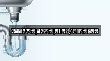 김해하수구막힘,하수도막힘,변기막힘,싱크대막힘홍반장