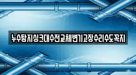 누수탐지싱크대수전교체변기고장수리수도꼭지