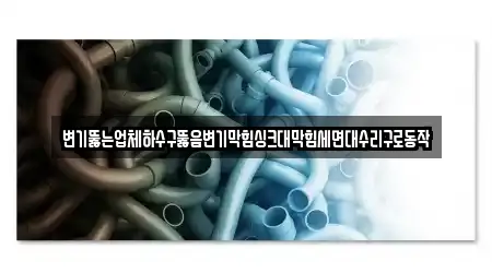 변기뚫는업체하수구뚫음변기막힘싱크대막힘세면대수리구로동작