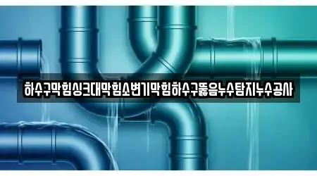 하수구막힘싱크대막힘소변기막힘하수구뚫음누수탐지누수공사