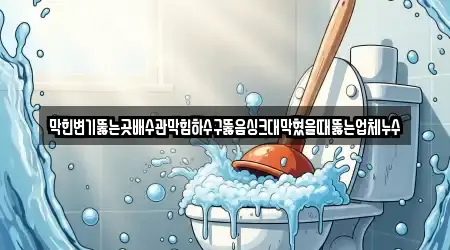 막힌변기뚫는곳배수관막힘하수구뚫음싱크대막혔을때뚫는업체누수