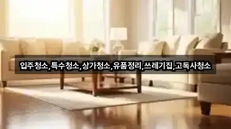 지금 주변 충남 천안 서북구 신당동 입주청소 5곳