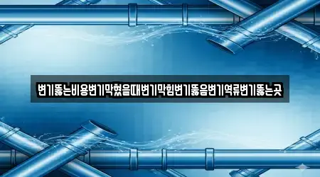 변기뚫는비용변기막혔을때변기막힘변기뚫음변기역류변기뚫는곳