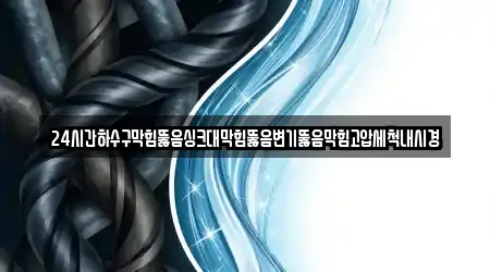 24시간하수구막힘뚫음싱크대막힘뚫음변기뚫음막힘고압세척내시경