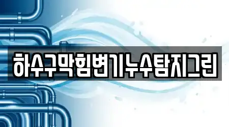 하수구막힘변기누수탐지그린