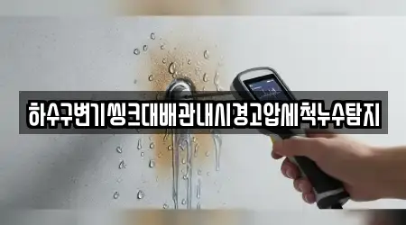 하수구변기씽크대배관내시경고압세척누수탐지