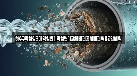 하수구막힘싱크대막힘변기막힘변기교체배관공사배관역류고압세척
