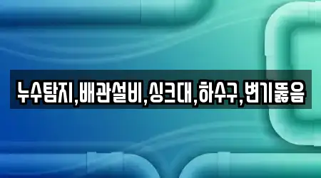 누수탐지,배관설비,싱크대,하수구,변기뚫음
