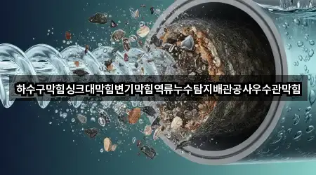 하수구막힘싱크대막힘변기막힘역류누수탐지배관공사우수관막힘