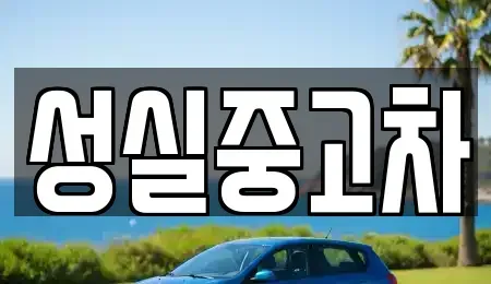 강원 양구군 중고차매매 전문 성실중고차