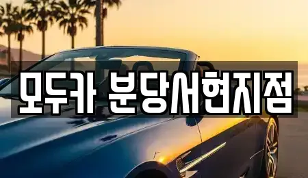 경기 광주시 신현동 렌트카 전문 모두카 분당서현지점