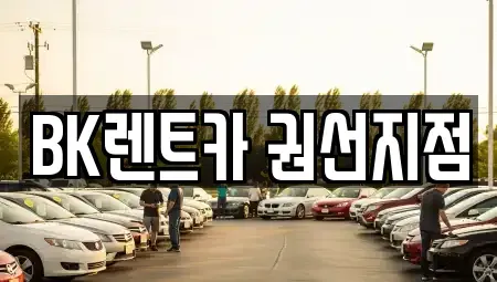 경기 수원시 권선구 권선동 렌트카 전문 BK렌트카 권선지점
