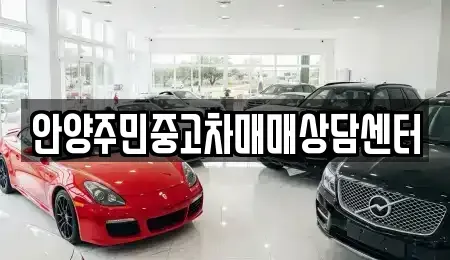 경기 안양시 중고차 전문 안양주민중고차매매상담센터
