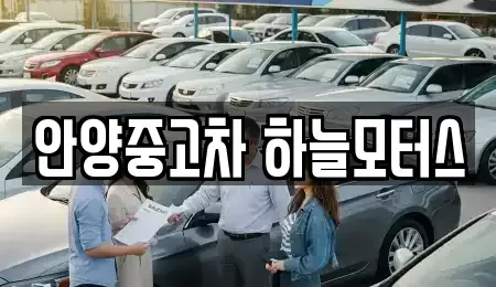 경기 안양시 중고차 전문 안양중고차 하늘모터스