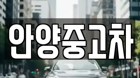 경기 안양시 중고차 전문 안양중고차