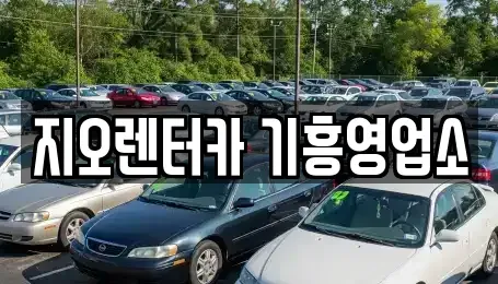 경기도 용인시 기흥구 보정동 단기렌트카 전문 지오렌터카 기흥영업소