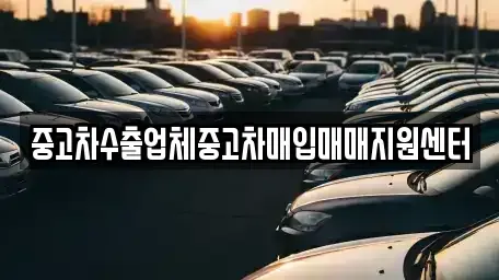 경기도 용인시 처인구 운학동 중고차매매 전문 중고차수출업체중고차매입매매지원센터