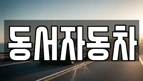 경상남도 김해시 서상동 중고차 전문 동서자동차