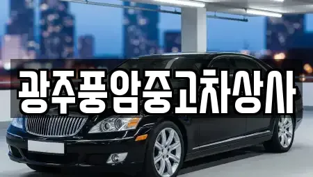 광주 남구 승촌동 중고차 전문 광주풍암중고차상사