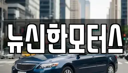 대전 대덕구 송촌동 중고차 전문 뉴신한모터스