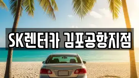 서울 강서구 공항동 렌트카 전문 SK렌터카 김포공항지점