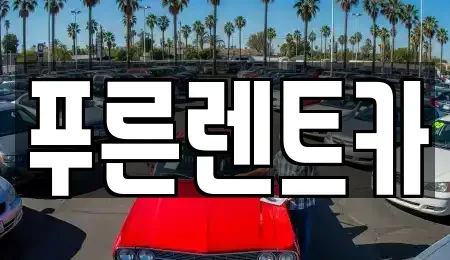 서울 서대문구 현저동 렌트카 전문 푸른렌트카