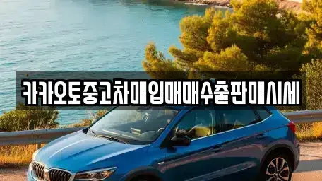 서울 서대문구 현저동 중고차매입 전문 카카오토중고차매입매매수출판매시세