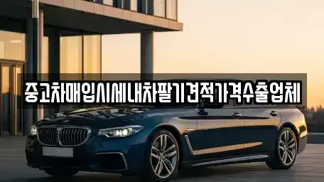 서울 성동구 성수동1가 중고차매입 전문 중고차매입시세내차팔기견적가격수출업체