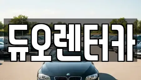 서울 성북구 동소문동1가 렌트카 전문 듀오렌터카
