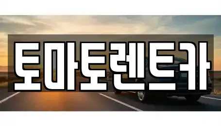 서울 중구 장충동1가 렌트카 전문 토마토렌트카