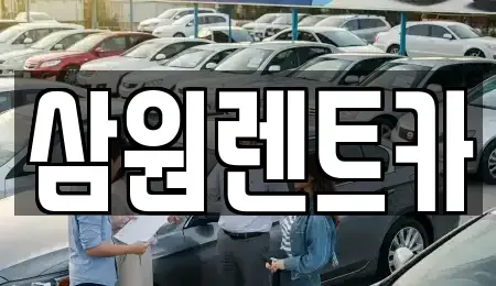 서울특별시 광진구 렌트카 전문 삼원렌트카