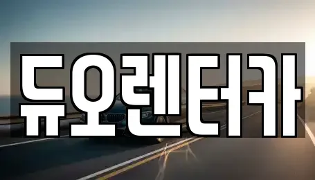 서울특별시 성북구 동소문동2가 렌트카 전문 듀오렌터카