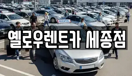 세종특별자치시 아름동 렌트카 전문 옐로우렌트카 세종점