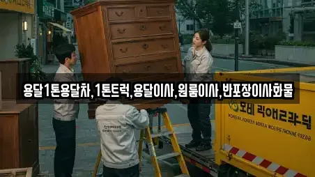 용달1톤용달차,1톤트럭,용달이사,원룸이사,반포장이사화물