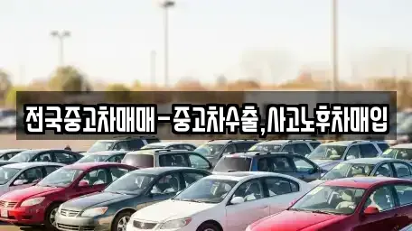 전라남도 목포시 축복동1가 중고차 전문 전국중고차매매-중고차수출,사고노후차매입