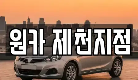 충북 제천시 의림동 렌트카 전문 원카 제천지점