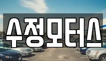 충북 청주시 서원구 장성동 중고차 전문 수정모터스