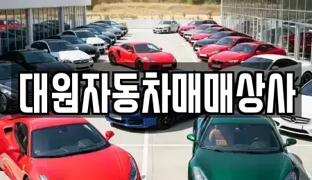 충북 청주시 서원구 장성동 중고차매매 전문 대원자동차매매상사